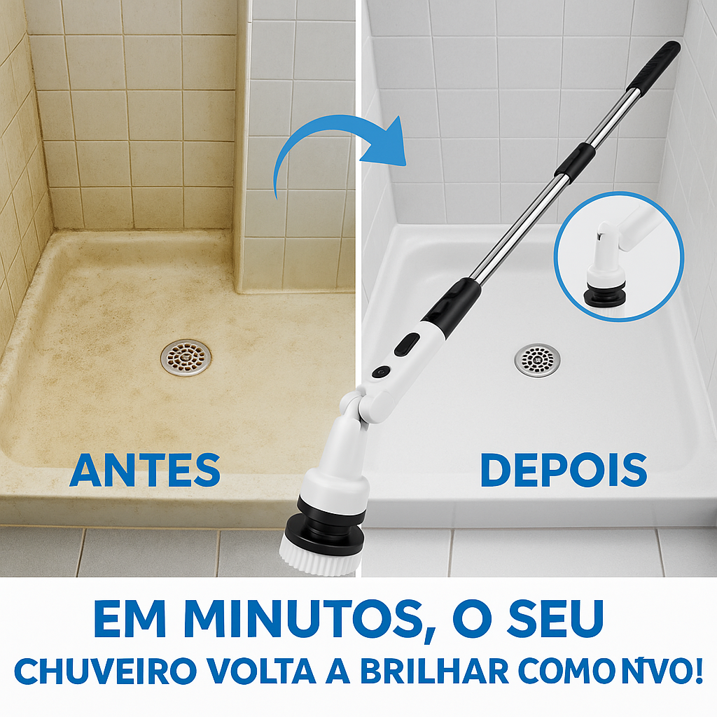 Escova de limpeza multiusos 9 em 1